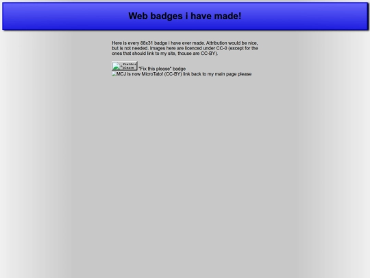 badges screenshot