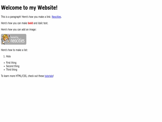 index screenshot