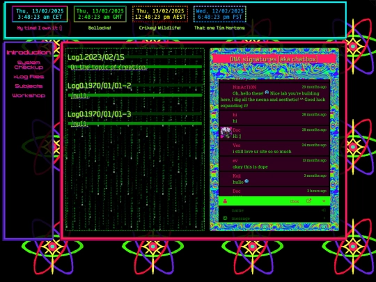 logbook screenshot