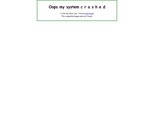 not_found screenshot