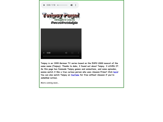 twipsypage screenshot