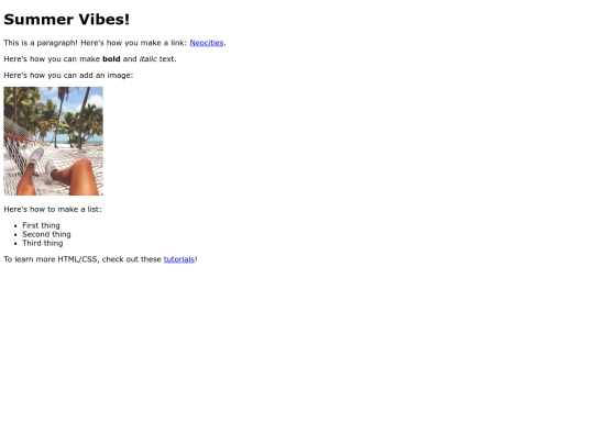 index screenshot