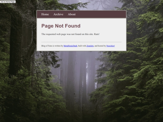 blog/not_found screenshot