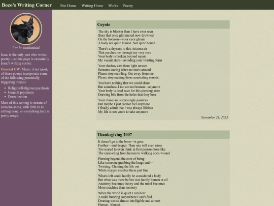 pages/writing/poetry screenshot