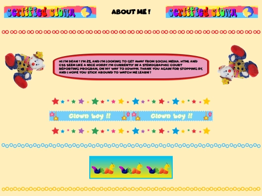 about-me screenshot