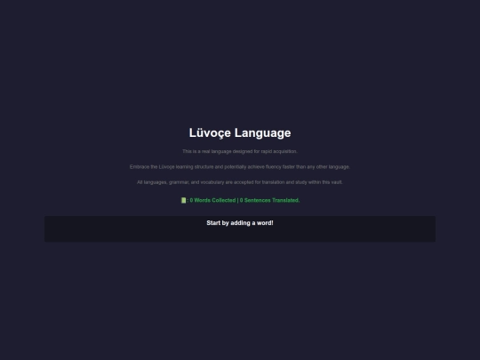 Luvo Lango/Luvoce - Linguistic M⃨̄aster Vault - MF screenshot