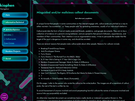 callouts screenshot