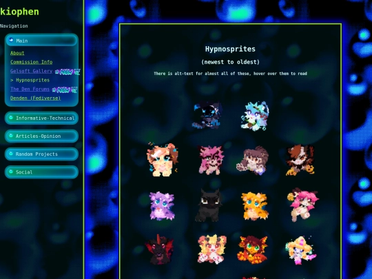 hypnosprites screenshot