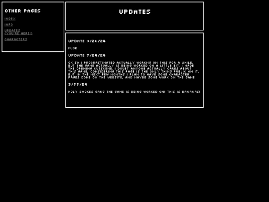 updates screenshot