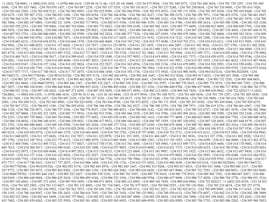 numbers screenshot