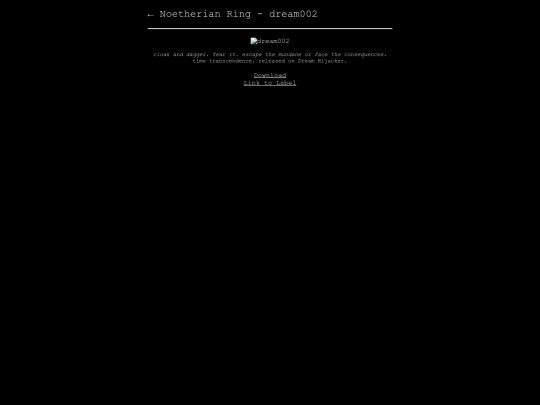 releases/DREAM002 screenshot