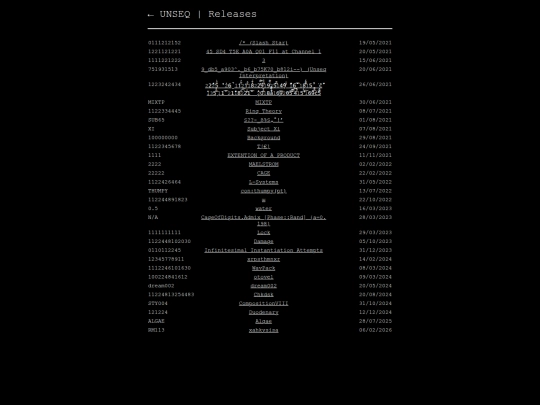 releases screenshot