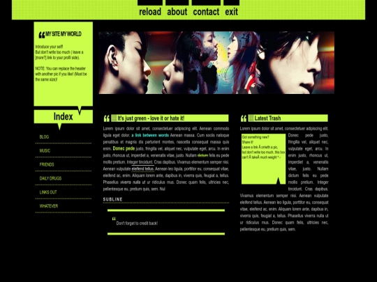 index screenshot