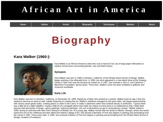 biography screenshot