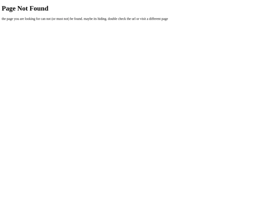 not_found screenshot
