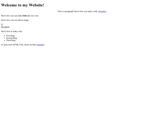 test screenshot