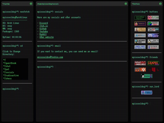 socials screenshot