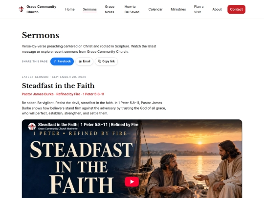 sermons screenshot