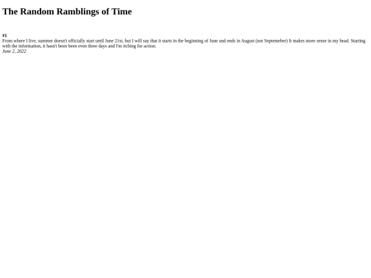 writings/ramblings screenshot