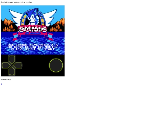 sonic screenshot