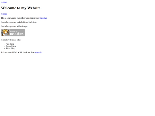 Raiz/tienda/Clientes/registro screenshot