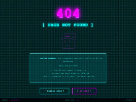 not_found screenshot