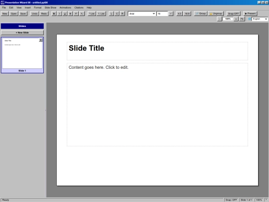 presentation-wizard-98 screenshot