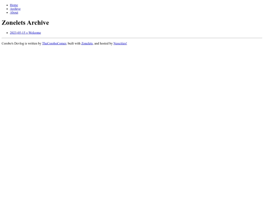 archive screenshot