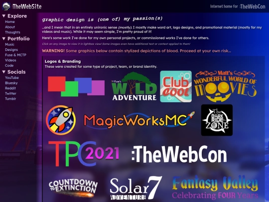 portfolio/designs screenshot