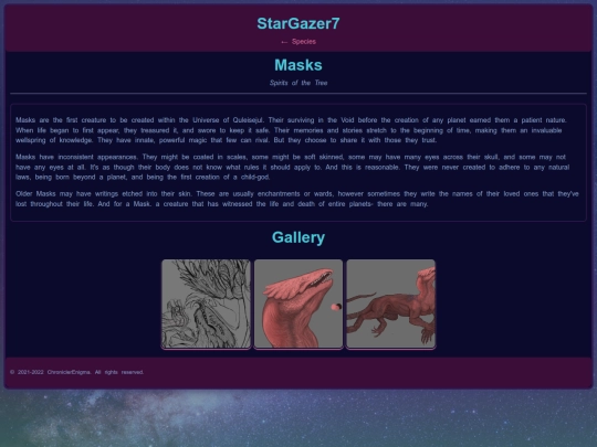 species/Species-Masks-00-00 screenshot