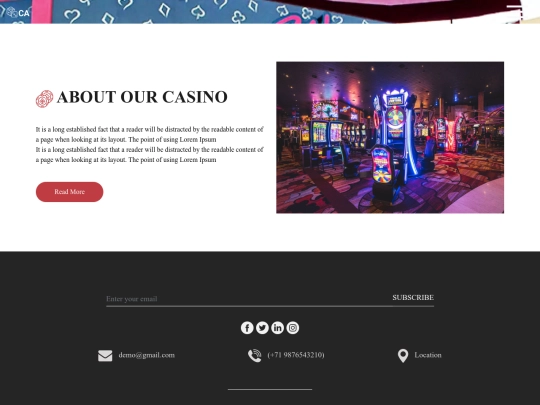 Pictures/Casino/about screenshot