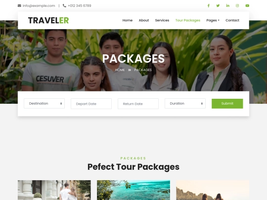 Pictures/CesuGOD/free-travel-website-template/package screenshot