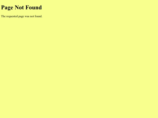 not_found screenshot