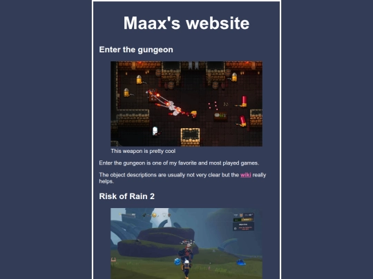 index screenshot