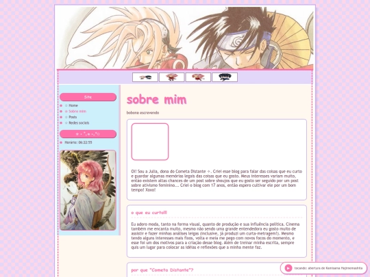 sobre screenshot