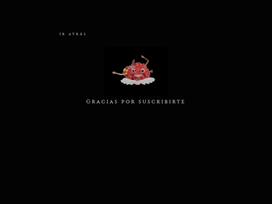pages/gracias screenshot