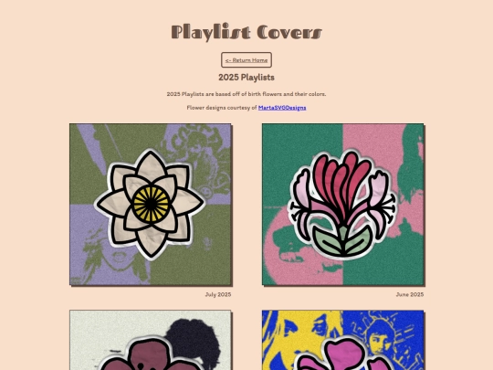 playlists screenshot