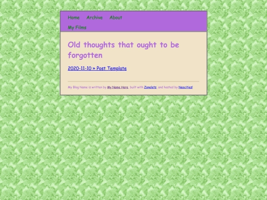 archive screenshot