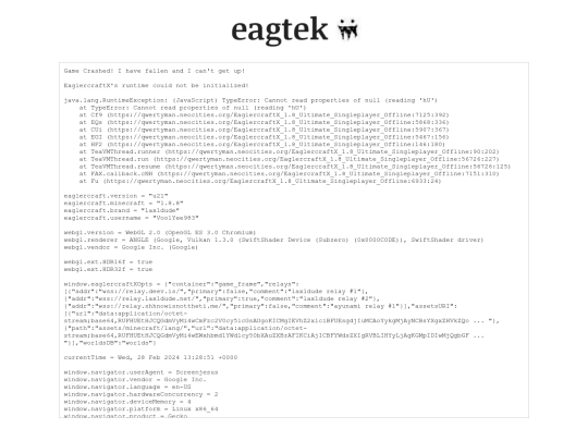 EaglercraftX_1.8_Ultimate_Singleplayer_Offline screenshot