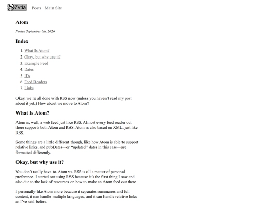 posts/atom screenshot