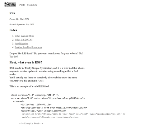 posts/rssfeed screenshot
