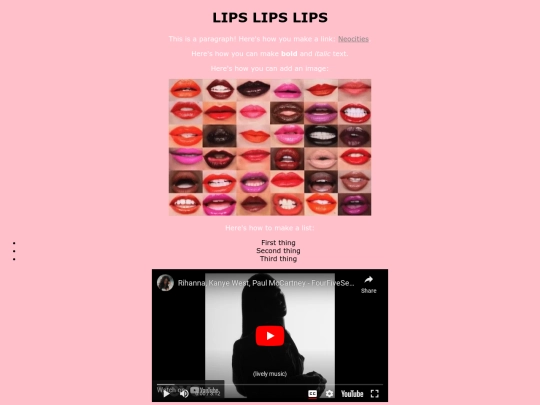lips.style.css/lips.index screenshot