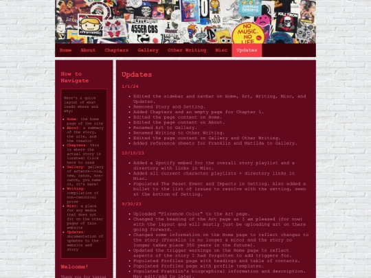 updates screenshot