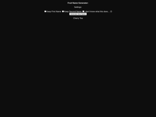 generator screenshot
