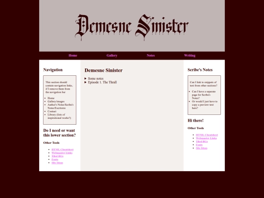 testpage screenshot