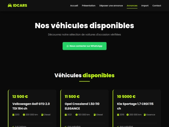 annonces screenshot