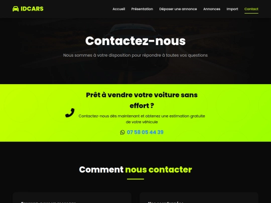 contact screenshot