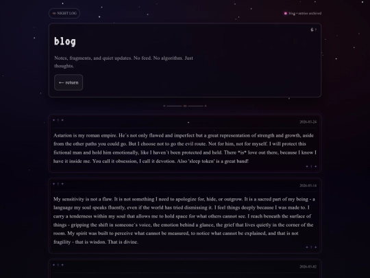blog screenshot