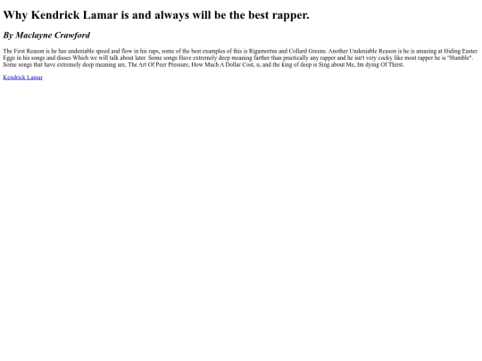 Kendrick screenshot