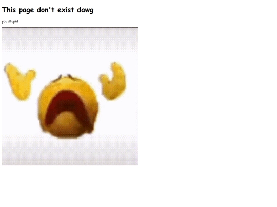 not_found screenshot